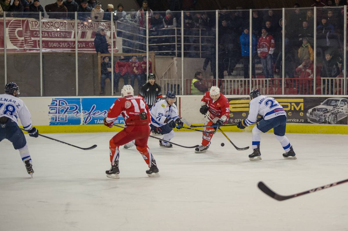 Nemcsak a román bajnokságban, hanem a magyar Erste Ligában is remekül teljesít a Csíkszereda &bullet;  Fotó: Gecse Noémi
