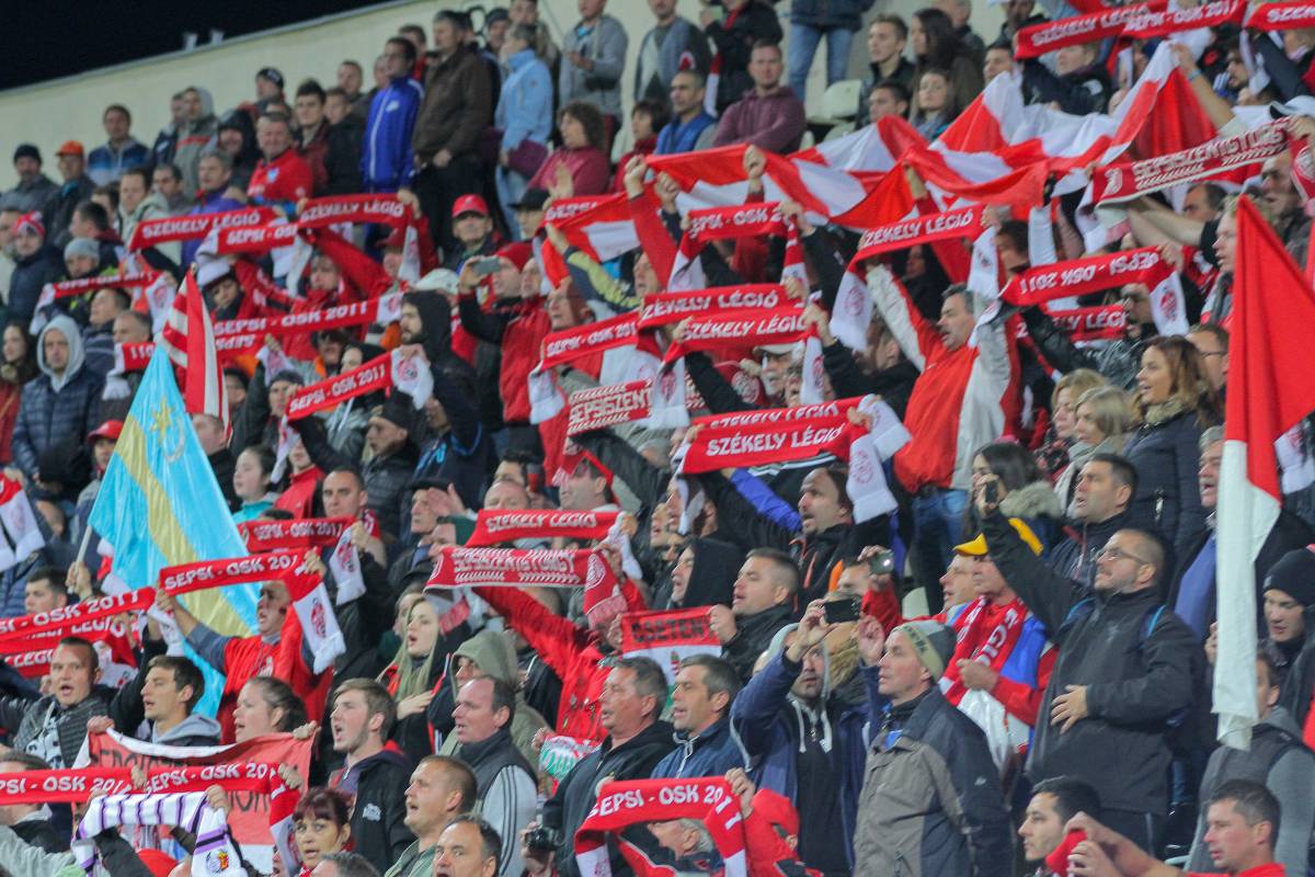 A Sepsi csapatának nem lesz elegendő a drukkerek lelkesedése &bullet;  Fotó: Pál Árpád