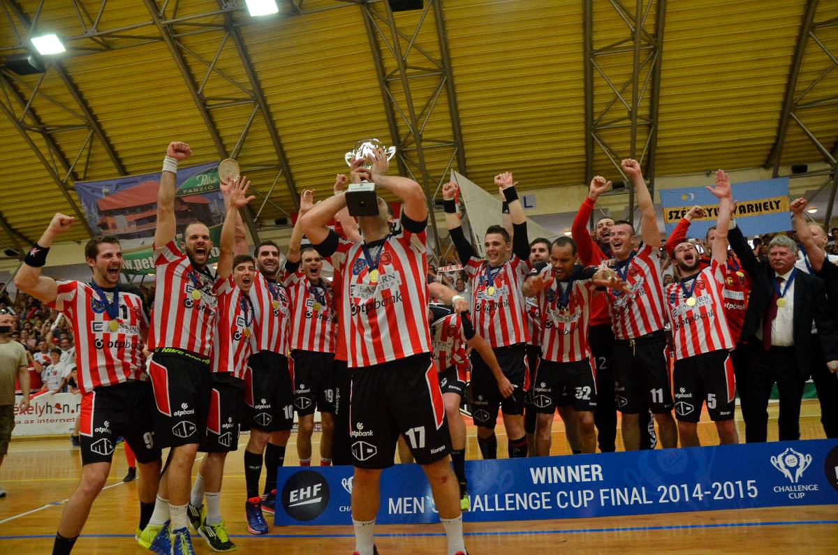 Az SZKC eddigi legnagyobb sikerét 2015 májusában érte el, megnyerte a Challenge-kupát &bullet;  Fotó: Barabás Ákos/Archív