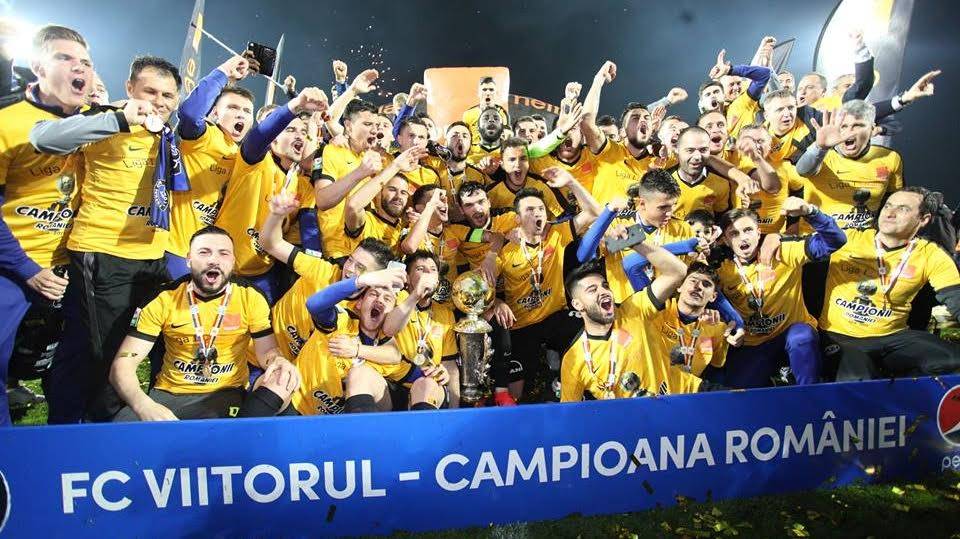 Másodszor is bajnokságot „nyert” a Viitorul •  Fotó: FACEBOOK.COM/ACADEMIAHAGI