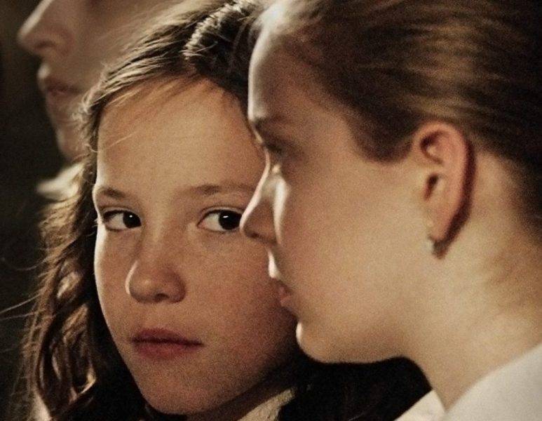 Hais Dorottya és Gáspárfalvi Dorka, a film gyermek főszereplői 