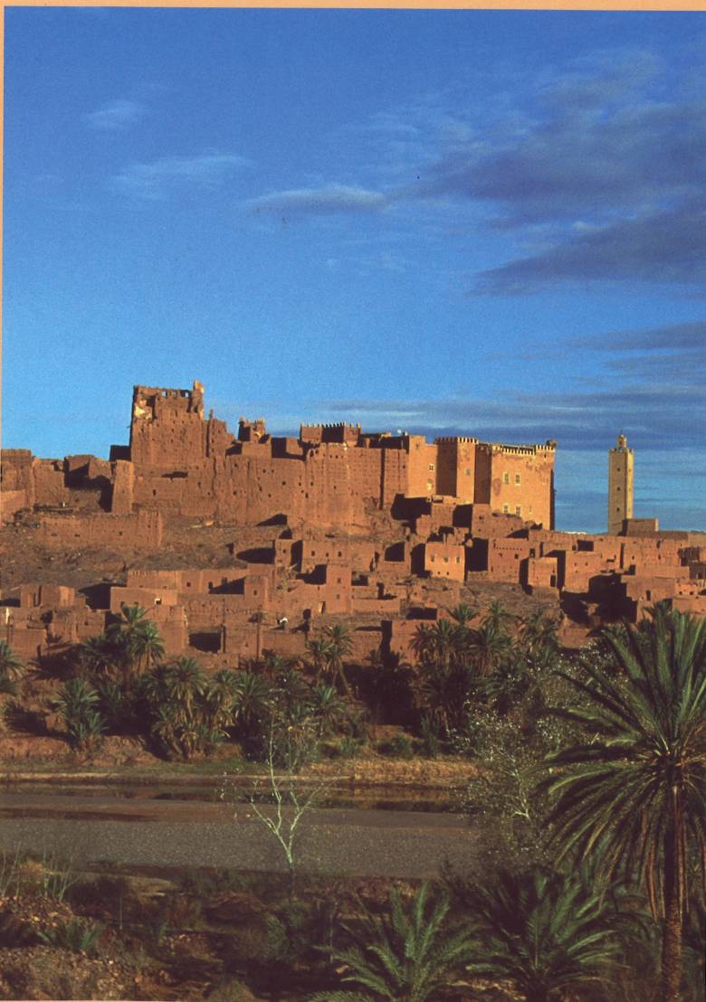 Marokkói látkép: Aït Benhaddou, az erődített falu •  Fotó: Turizmus.Ltd