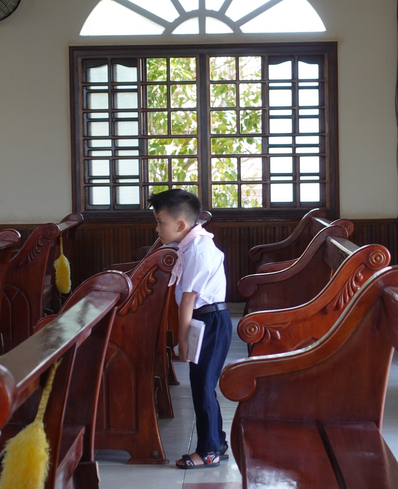 Kis katolikus Mui Ne templomában •  Fotó: Csermák Zoltán