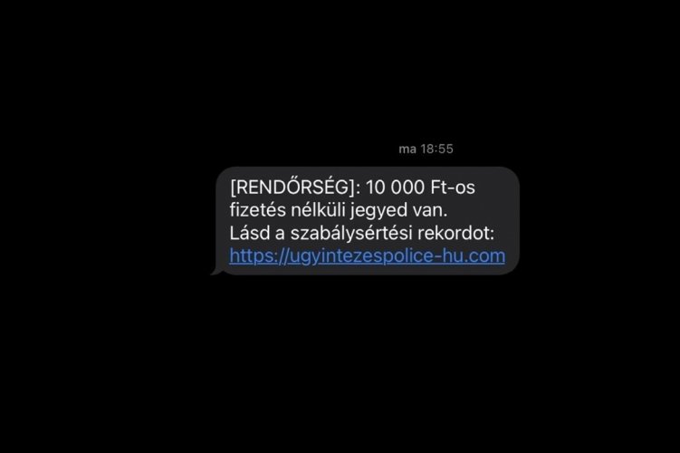 Az internetes csalók linket osztanak meg áldozatukkal •  Fotó: Police.hu