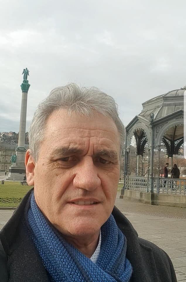 Szabó Mihály közgazdász, egyetemi tanár, Németország-szakértő Stuttgartban •  Fotó: Facebook/Szabó Mihály