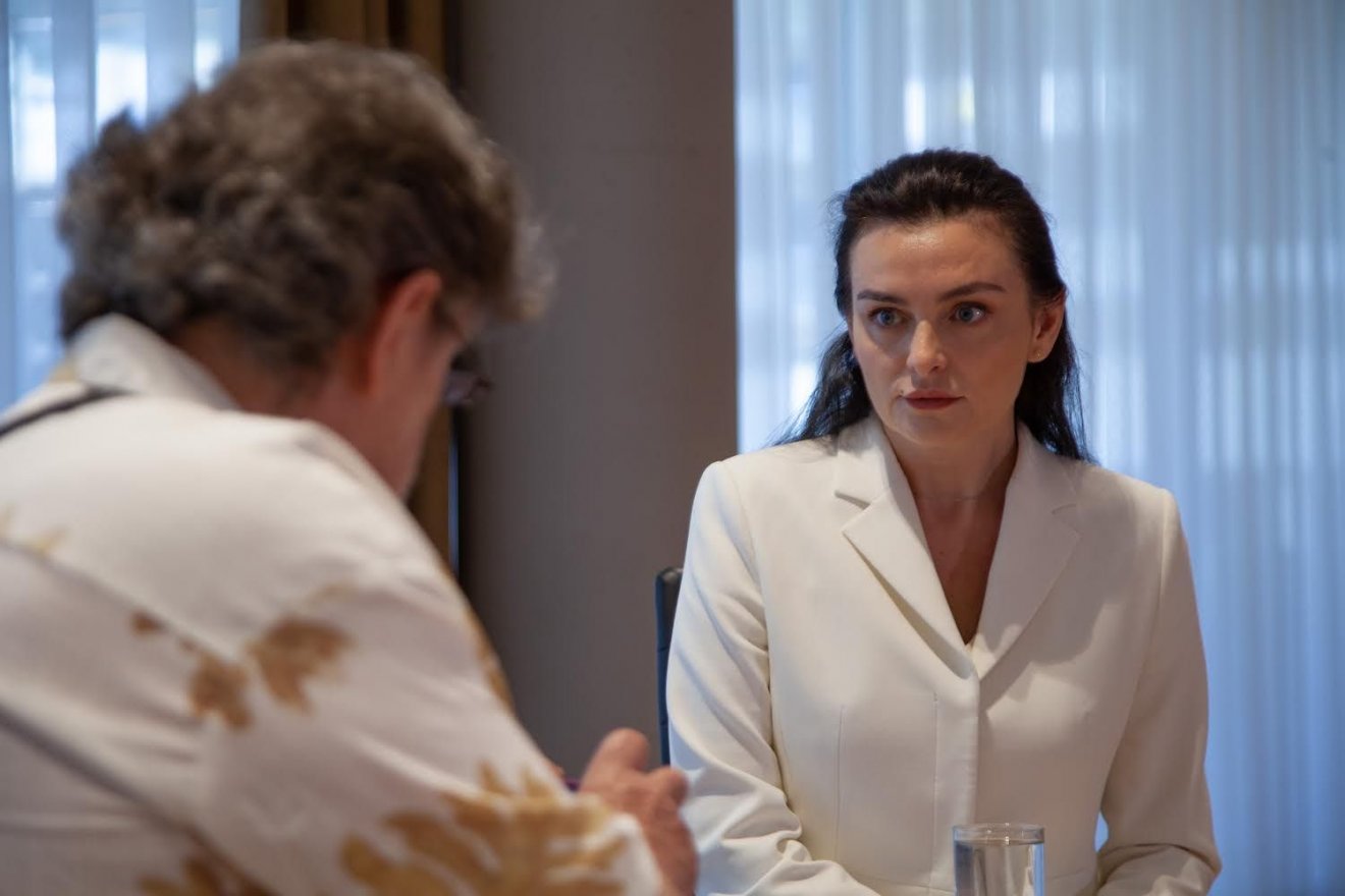 Victoria Furtună szerint Moldova Köztársaság független és szuverén államként kell az Európai Unió tagjává váljon • Fotó: Victoria Furtună államelnök-jelölt sajtóosztálya