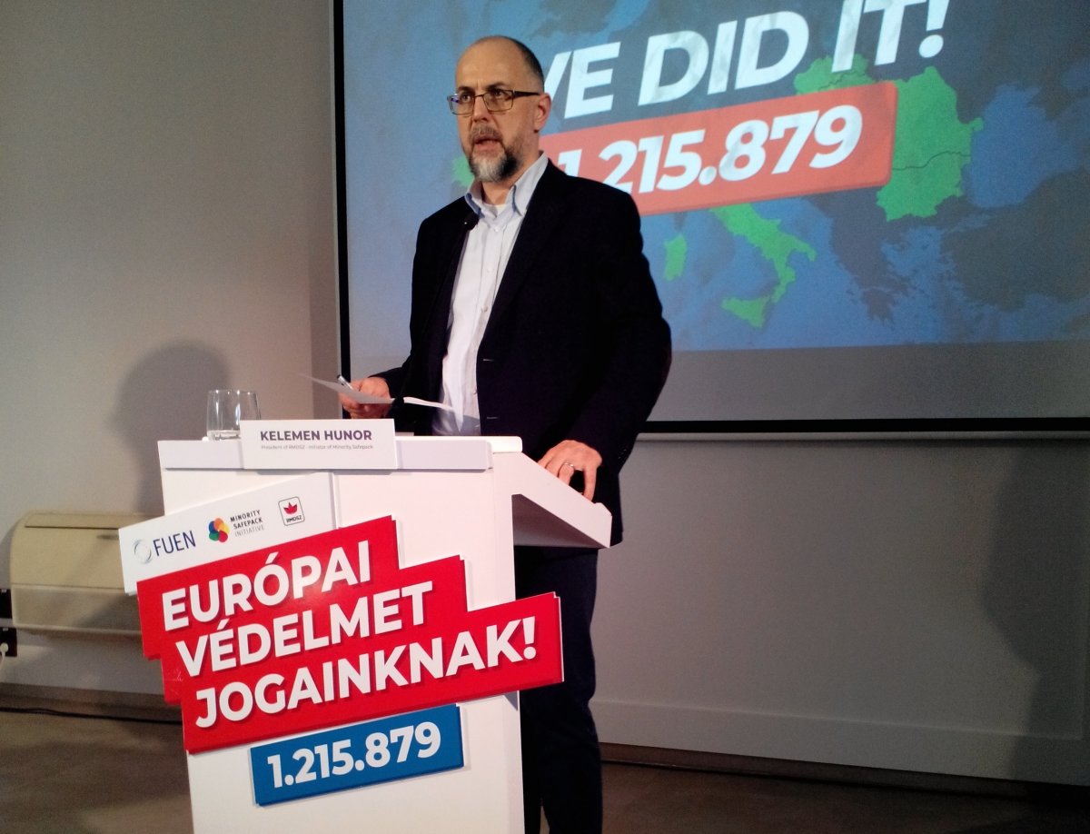Kelemen Hunor szerint senki nem tagadta, hogy az MSP magyar ügy •  Fotó: Nánó Csaba