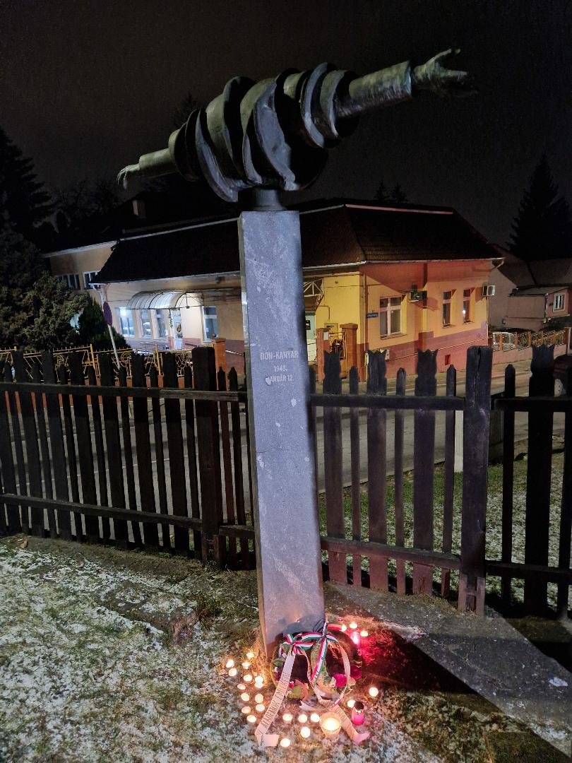 A Don-kanyari áldozatok emlékműve Marosvásárhelyen •  Fotó: Ábrám Zoltán