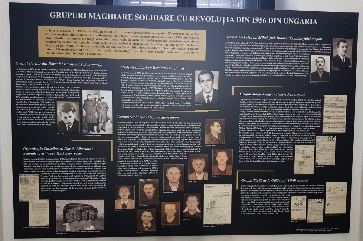 Az 1956-os magyar forradalom erdélyi vonatkozásairól két cella állandó kiállítása emlékezik meg &bullet;  Fotó: Makkay József