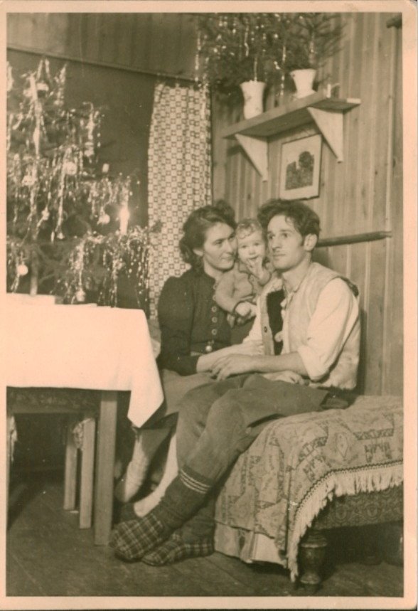 Karácsonyi kép a Haneberg családdal &bullet;  Fotó: Archív