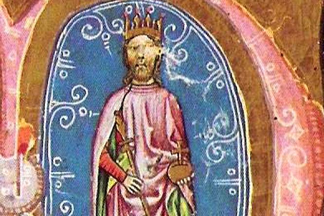 IV. Béla ábrázolása a Képes Krónikában 