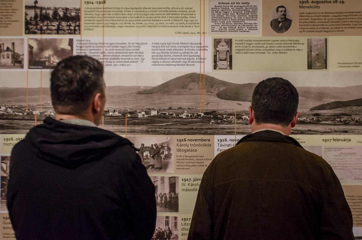 A nagy háború története a Csíki Székely Múzeumban &bullet;  Fotó: Pinti Attila