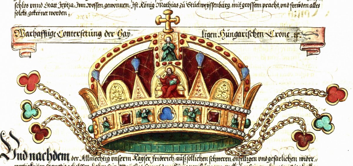 Szent Korona-ábrázolás a 16. századból