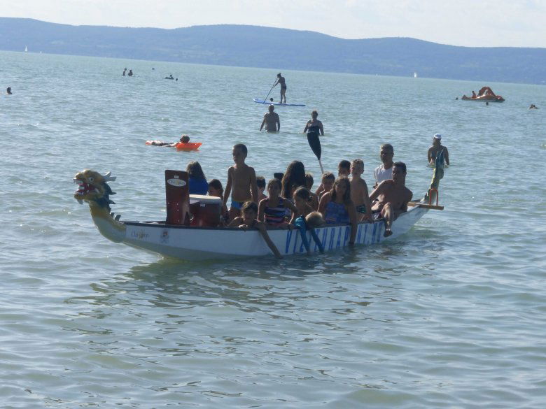 Nyári emlék Balatoszemesen a Balatonról •  Fotó: Csermák Judit