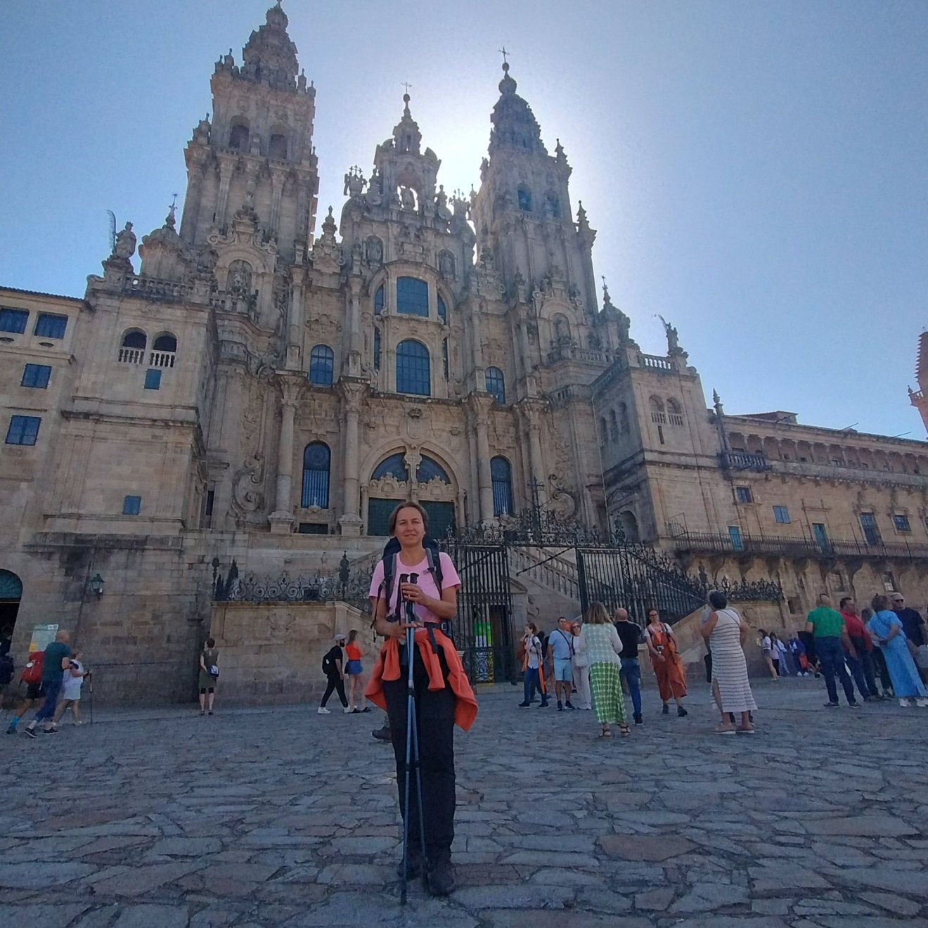 Santiago de Compostela, Obradoiro tér •  Fotó: Facebook/Sófalvi Krisztina