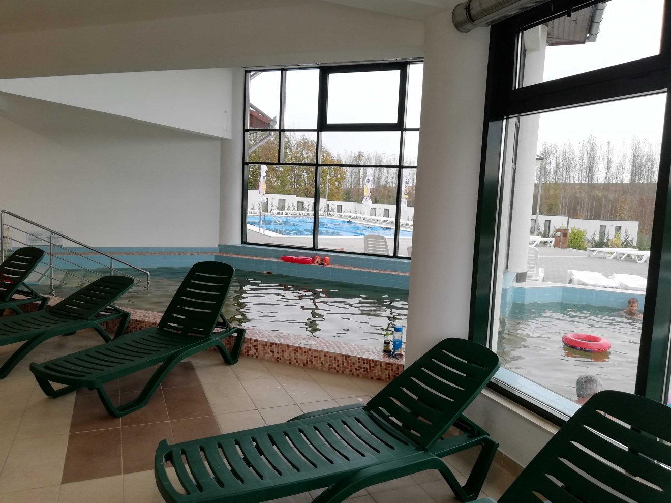 A KRE SPA belső medencéje új szintet hozott a fürdőzésbe •  Fotó: Makkay József
