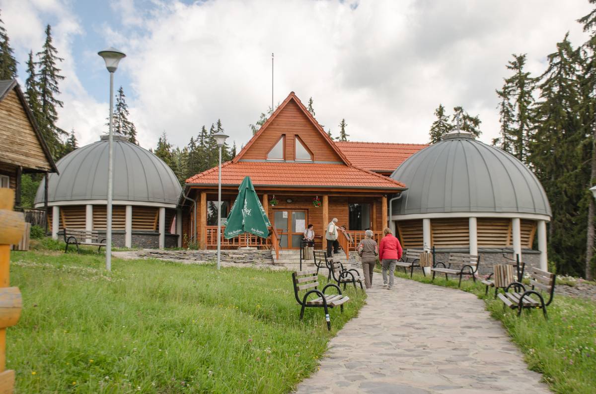 A Hargitafürdői mofetták felújított épülete. Tavaly mintegy négyezren keresték fel a létesítményt &bullet;  Fotó: Gecse Noémi