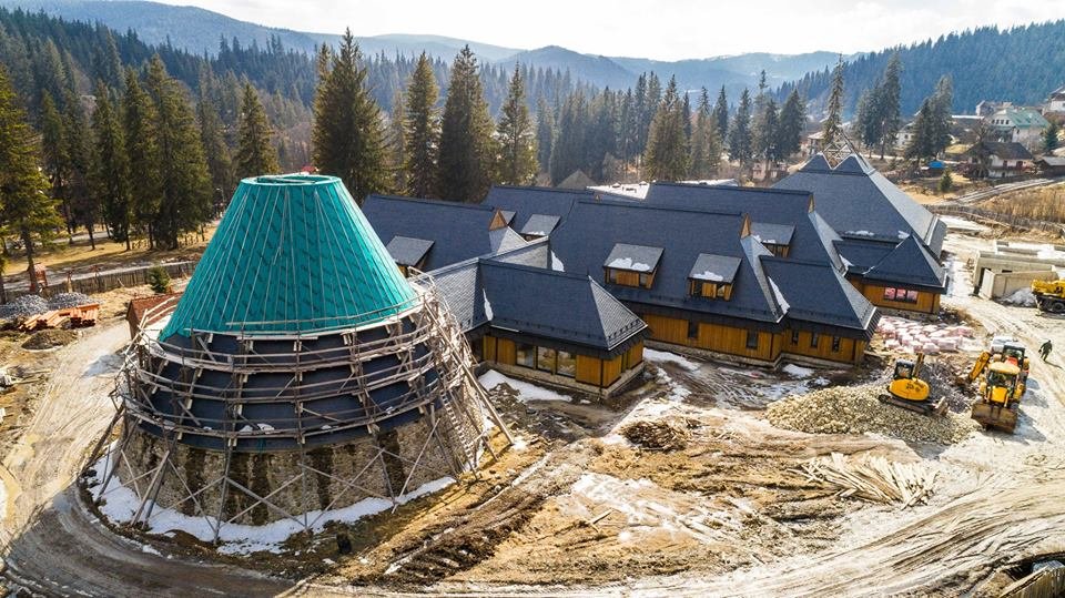 Az épülő borszéki wellness- és gyógykezelőközpont messze földről vonzza majd a vendégeket &bullet;  Fotó: Keresztes Zoltán