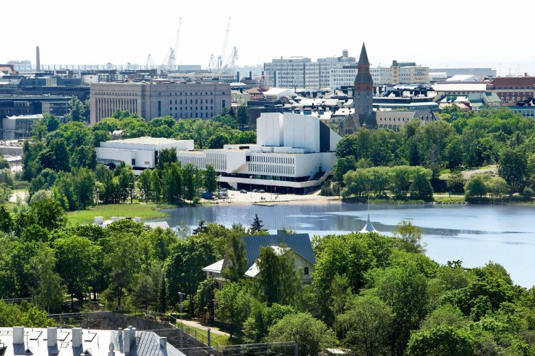 A Finlandia Palota Helsinki egyik építészeti éke •  Fotó: Business Finland Mediabank