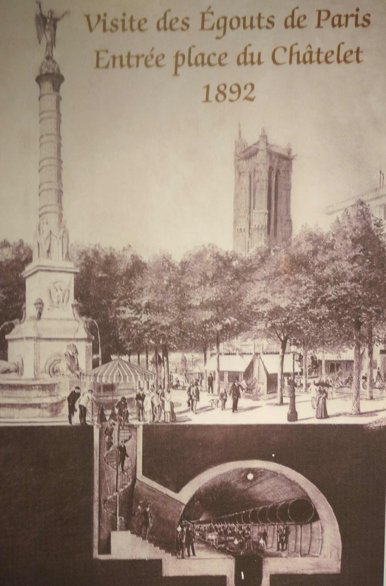 A Csatorna Múzeum (Musée des Égouts) lejáratát a Szajna partján  nyitották meg •  Fotó: A párizsi Csatorna Múzeum