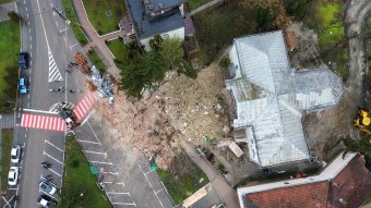 Adománygyűjtések indultak a leomlott tornyú szilágycsehi templom javára