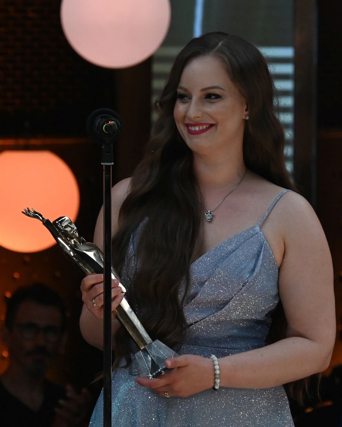 Az év dala címet László Evelin érdemelte ki •  Fotó: MTI/Máthé Zoltán