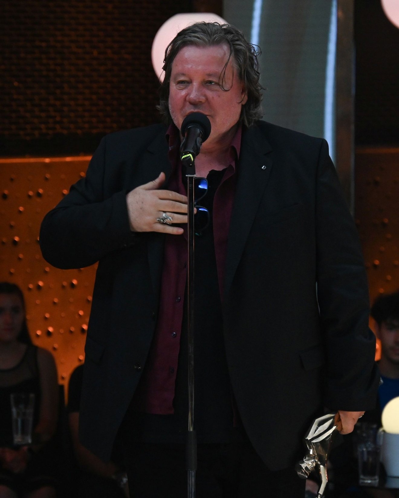 Szarka Tamás Otthon vagyunk című dala érdemelte ki Az év zenei felvétele díjat •  Fotó: MTI/Máthé Zoltán