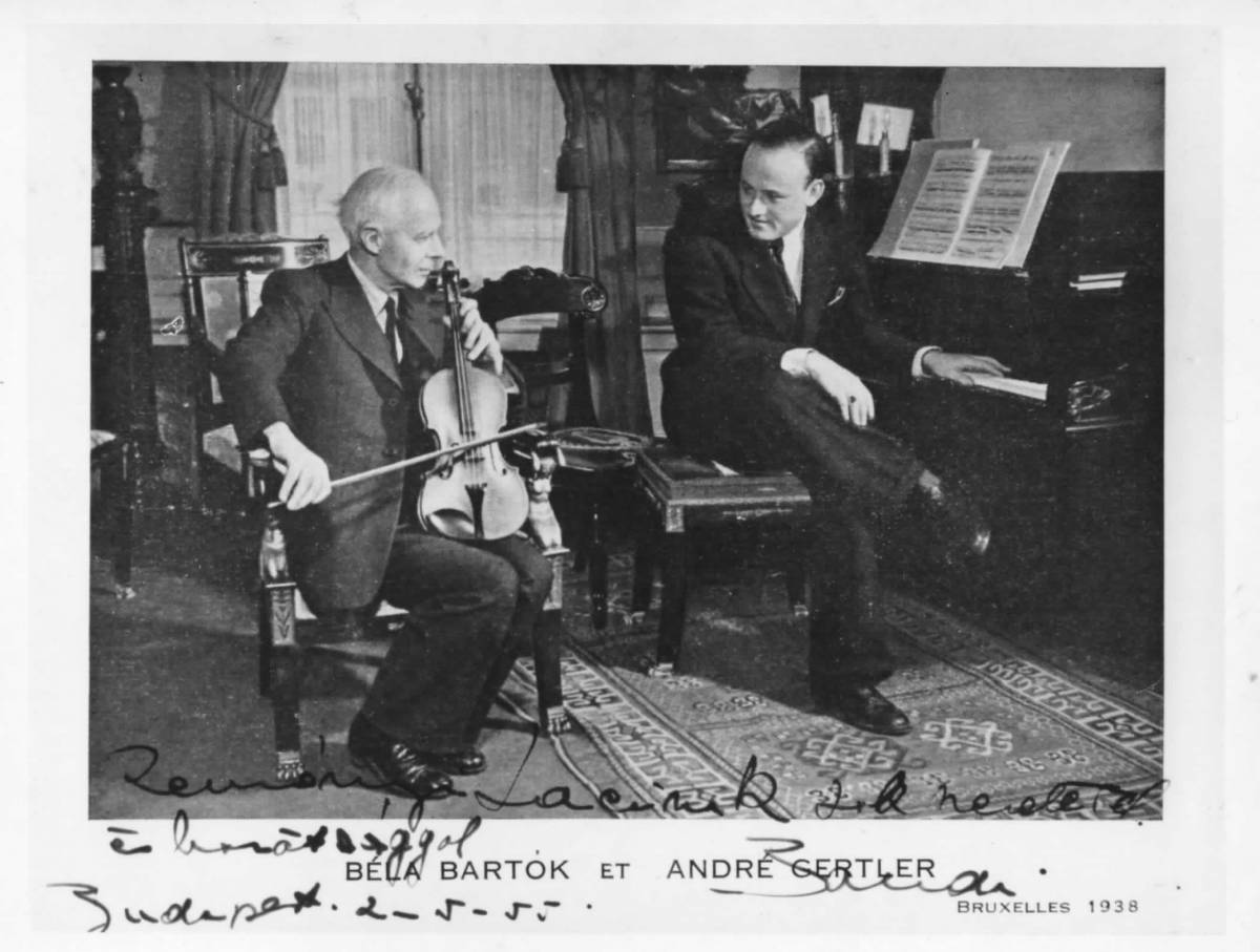 Emlékek fala: Bartók Bélának Gertler Endrével készített fotója igazi ritkaság &bullet;  Fotó: Reményi Mihály magánarchívuma