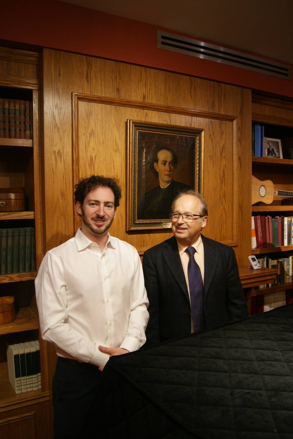 Reményi Mihály fiával, Mike Reményi Jr.-ral &bullet;  Fotó: Csermák Zoltán