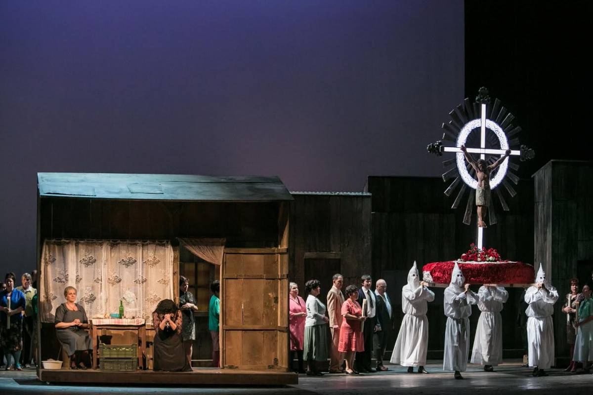 Mascagni Parasztbecsület című műve a Magyar Állami Operaház előadásában &bullet;  Fotó: Nagy Attila