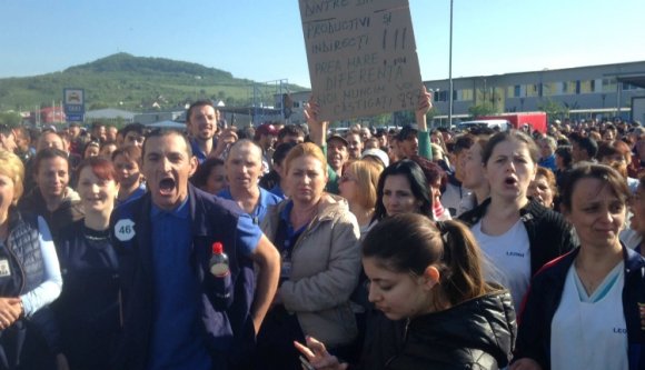 Spontán sztrájk Erdély legnépesebb vállalatánál