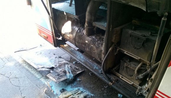 Menet közben gyulladt ki a marosvásárhelyi közlekedési vállalat egyik busza