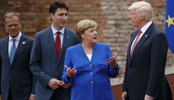 Trump többet beszélt helyi boltosokkal, mint politikustársaival a G7-csúcson