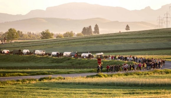 Megérkeztek Csíksomlyóra a zarándokok