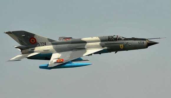 Lezuhant egy román MiG 21-es vadászgép