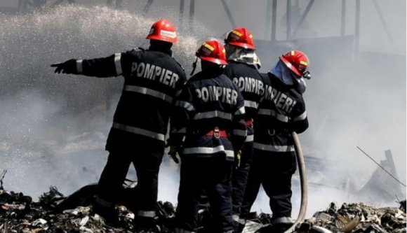 Porig égett a gyergyóalfalui autójavító műhely egyik csarnoka