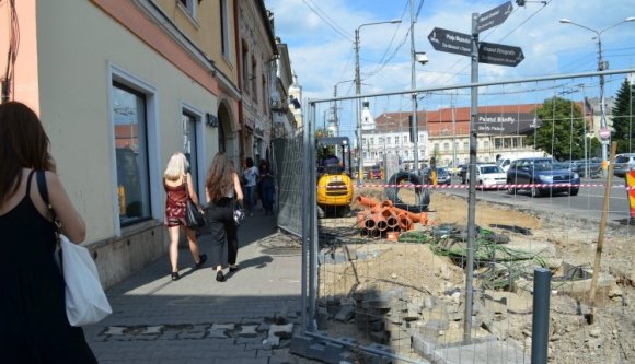A gyalogosok szívnak a majdani buszsáv miatt Kolozsváron
