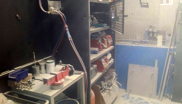 Kigyulladt egy gyár Nagyszentmiklóson