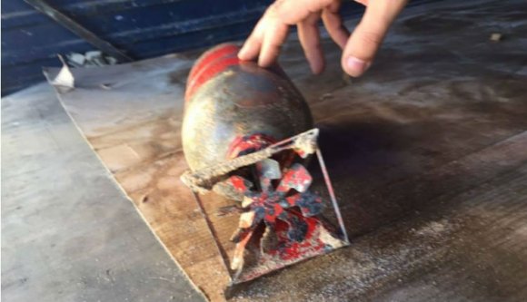 Bombát találtak a román tengerparton