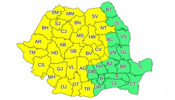 Jön a vihar. Sárga