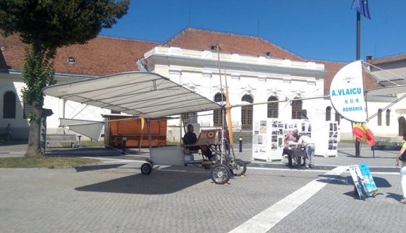 Aurel Vlaicu gépének másolatát lehet megnézni Gyulafehérváron