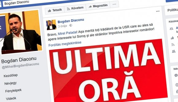 Bogdan Diaconu gratulált a politikusverő szociológusnak