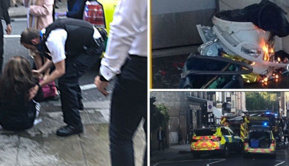 Robbanás a londoni metróban