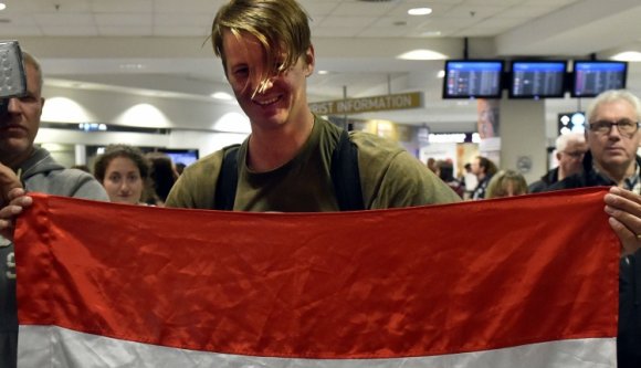 Megérkezett Budapestre a Manaszlut meghódító nagyváradi Varga Csaba