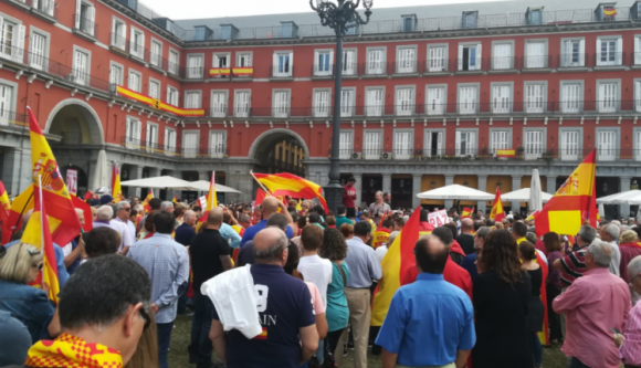 A függetlenség ellen tüntettek Barcelonában