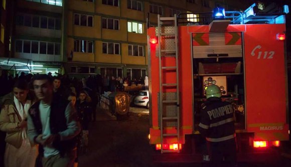 Tűz ütött ki egy kolozsvári egyetemi kollégiumban