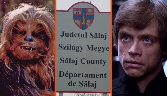 Szilágy megyei névtáblák: Luke Skywalker levelet írt Csubakkának