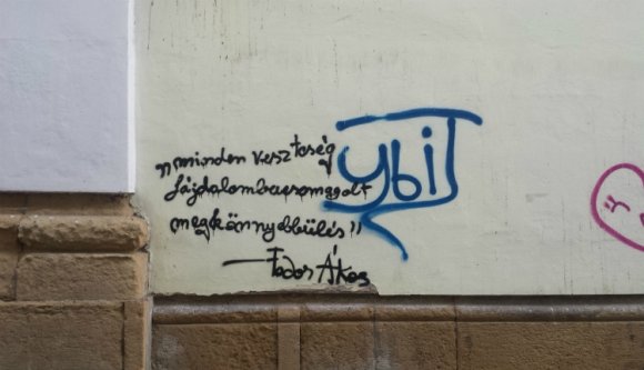 Ilyen graffiti is van