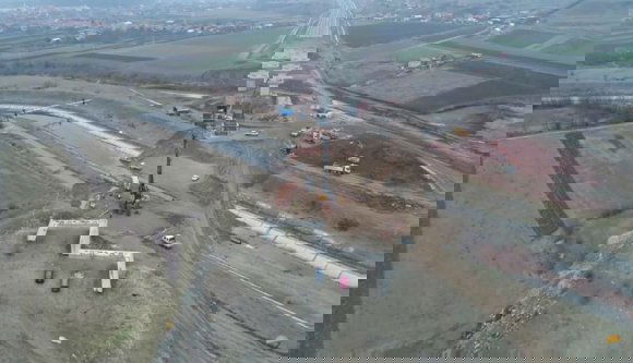 Így épül az észak-erdélyi autópálya hídja Gyalu mellett (VIDEÓ)