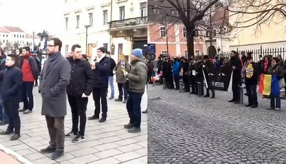 Együtt tüntettek az igazságügyért Kolozsváron és Szebenben (VIDEÓval)